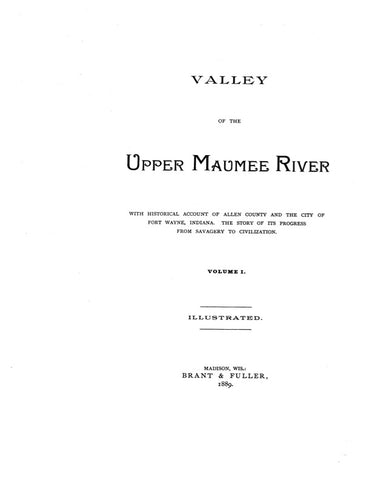 UPPER MAUMEE, IN: (ALLEN COUNTY) VALLEY OF THE UPPER MAUMEE RIVER
