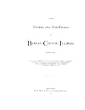 BUREAU, IL:  VOTERS & TAX-PAYERS OF BUREAU COUNTY, Containing also a Biographical Directory of its Tax-payers & Voters; History of the County & State; etc.