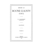 BOONE, IA:  HISTORY OF BOONE COUNTY.