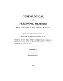 BOSTON, MA: GENEALOGICAL & PERSONAL MEMOIRS Relating to the Families of Boston & Eastern Mass. (Hardcover)