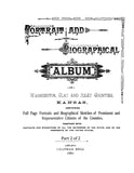 WASHINGTON, KS:   PORTRAIT & BIOGRAPHICAL ALBUM OF WASHINGTON, CLAY & RILEY COUNTIES, Containing Full Page Portraits & Biographical Sketches of Prominent & Representative Citizens of the Counties. (Hardcover)