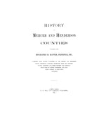MERCER, IL:  HISTORY OF MERCER & HENDERSON COUNTIES, together with Biographical Matter, etc.  With biographical sketches. (Hardcover)