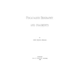 PISCATAQUIS, ME:   BIOGRAPHY & FRAGMENTS. 1899 (Softcover)