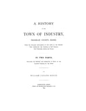 INDUSTRY, ME:  HISTORY OF THE TOWN OF INDUSTRY, Franklin County,  (Hardcover)