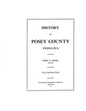 POSEY, IN:  HISTORY OF POSEY COUNTY.