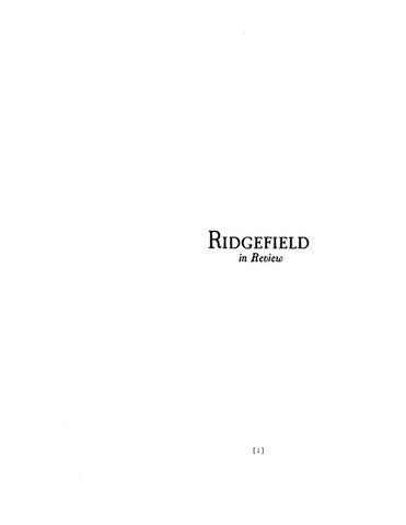RIDGEFIELD, CT:  Ridgefield in Review