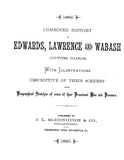 EDWARDS, IL: COMBINED HISTORY OF EDWARDS, LAWRENCE & WABASH COUNTIES