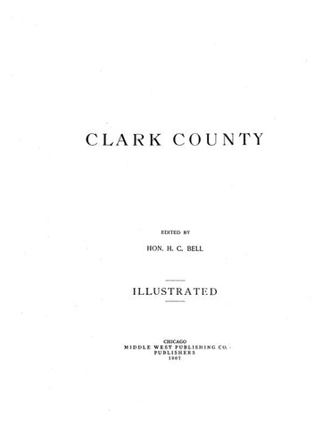 CLARK, IL:  HISTORY OF CLARK COUNTY