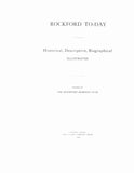 ROCKFORD, IL:  ROCKFORD TODAY: Historical, Descriptive, Biographical. (Softcover)