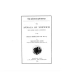 NORWICH, CT:  THE NORWICH MEMORIAL: Annals of Norwich, New London Co., in the Great Rebellion of 1861-5.