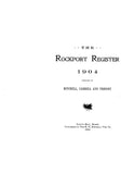ROCKPORT, ME: THE ROCKPORT REGISTER, 1904 [Town History & Directory]. (Softcover)