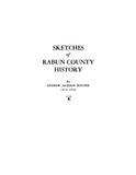RABUN, GA: SKETCHES OF RABUN COUNTY HISTORY, 1819-1948.