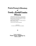GRUNDY, IL:  PRAIRIE FARMER'S DIRECTORY OF GRUNDY & KENDALL COUNTIES: