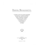 DANVERS, MA:  Danvers,  A Resume of her Past History & Progress.