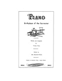 PLANO, IL: BIRTHPLACE OF THE HARVESTER, 1854-1954. (Softcover)