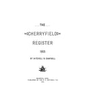CHERRYFIELD, ME: THE CHERRYFIELD REGISTER, 1905 [Town History & Directory]. (Softcover)