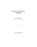 WATERFORD, ME:  NOTES ON THE HISTORY OF WATERFORD. 1913 (Softcover)