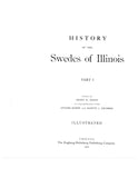 SWEDES: HISTORY OF THE SWEDES IN ILLINOIS. (Hardcover)