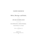 STAMFORD, CT:  REGISTRATIONS OF BIRTHS, MARRIAGES & DEATHS OF STAMFORD FAMILIES. (Softcover)