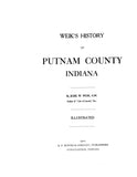 PUTNAM, IN:  WEIK'S HISTORY OF PUTNAM COUNTY. (Hardcover)