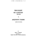ASCENSION PARISH, LA:  THE FLIGHT OF A CENTURY (1800-1900) in ASCENSION PARISH.