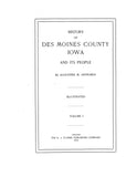 DES MOINES, IA:  HISTORY OF DES MOINES COUNTY and its People. (Hardcover)