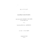 NEWBURYPORT, MA:  HISTORY OF NEWBURYPORT