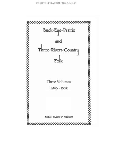 BUCK-EYE, IA:   BUCK-EYE PRAIRIE & THREE RIVERS COUNTY FOLK