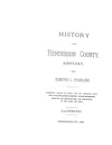 HENDERSON, KY:  HISTORY OF HENDERSON COUNTY. (Hardcover)