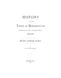 BERNARDSTON, MA:  HISTORY OF THE TOWN OF BERNARDSTON, Franklin Co., 1736-1900, with Genealogies. (Hardcover)