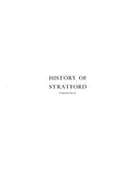 STRATFORD, CT:  HISTORY OF STRATFORD, 1639-1939. (Hardcover)