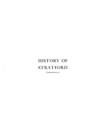 STRATFORD, CT:  HISTORY OF STRATFORD, 1639-1939. (Hardcover)