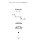 SIMSBURY, CT: Simsbury, Connecticut. Births, Marriages and Deaths.