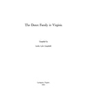 Dance Family in Virginia 1951
