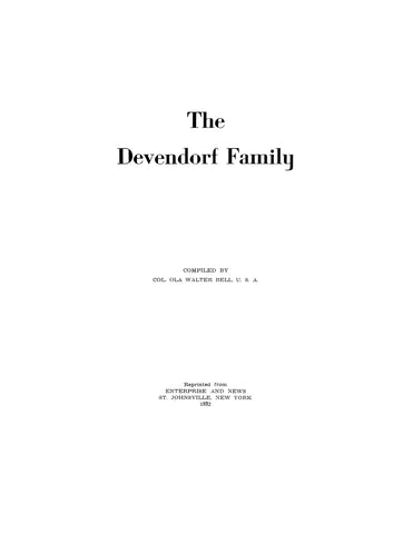 Devendorf Family 1932