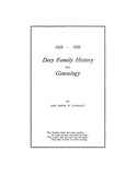 Doty Family history and genealogy 1935
