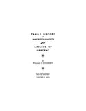 DOUGHERTY: Family history of James Dougherty and lineage of descent 1930