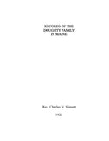 DOUGHTY: Records of the Doughty family in Maine (Softcover) 1923