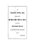 DRAKE: Genealogical and biographical account of the family of Drake in America 1845