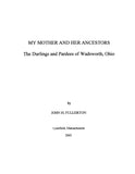 DURLING: My Mother and her Ancestors. The Durlings and Pardees of Wadsworth, Ohio. 2003