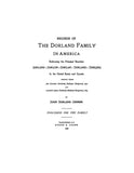 DORLAND: Records of the Dorland family in America, including principal branches Dorland, Dorlon-an, Durland, Durling 1898