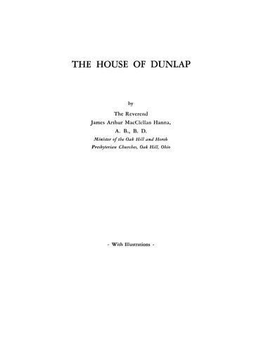 DUNLAP: The House of Dunlap 1956