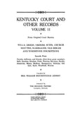 MARRIAGES, KY: Kentucky Records: Early Wills and Marriages 1926