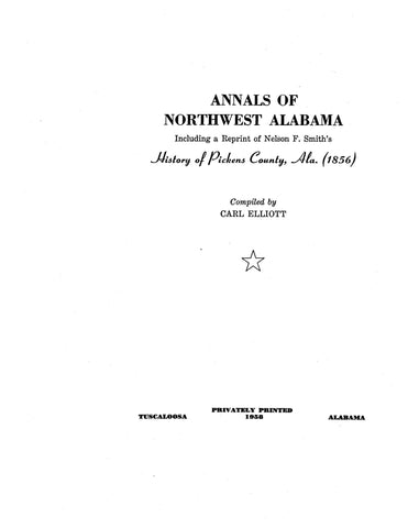 NORTHWEST, AL: ANNALS OF NORTHWEST ALABAMA