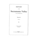 SACRAMENTO, CA:  HISTORY OF SACRAMENTO VALLEY. (Hardcover)