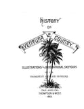 SANTA BARBARA, CA:  HISTORY OF SANTA BARBARA & VENTURA COUNTIES