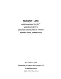 ABINGTON, CT: Abington Lore in Celebration of the 275th Anniversary of the Abington Congregational Church, Pomfret Center, CT (Hardcover, Color Print)