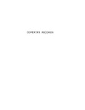 COVENTRY, CT: BIRTHS, MARRIAGES, BAPTISMS & DEATHS, from the Records of the Town & Churches in Coventry, 1711-1844.