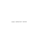 CONNECTICUT:  EARLY CONNECTICUT HOUSES: An Historical & Architectural Study.