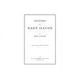 EAST HAVEN, CT:  HISTORY OF EAST HAVEN.